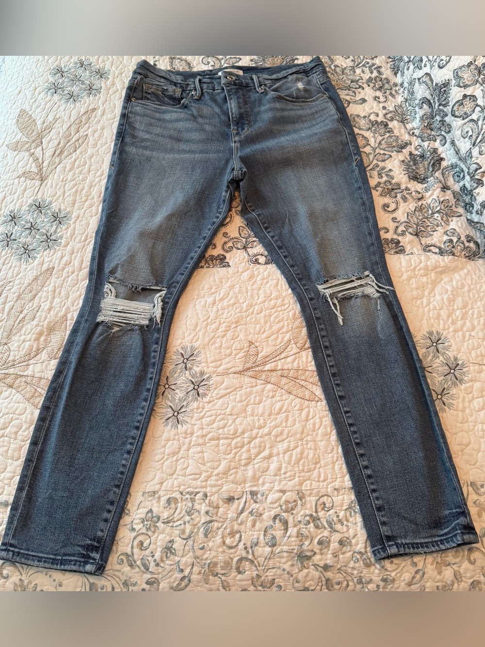 Good American good legs crop jeans size 10